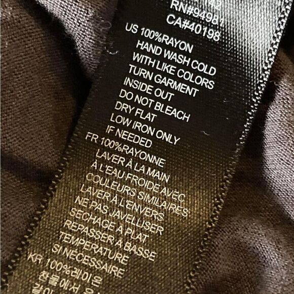 Forever 21 Gray Metallic Beaded Top Short Sleeve Embellished Blouse Medium - Picture 6 of 7